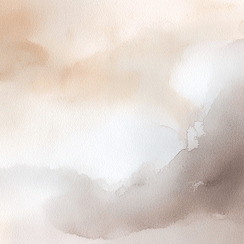 Earth tone wall art print with soft basin shapes and warm neutral palette, calm home decor