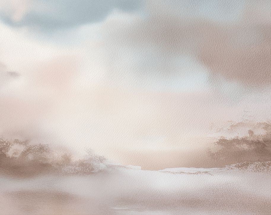 Soft landscape wall art print with pale dawn tones and gentle horizon, calm decor for modern interiors
