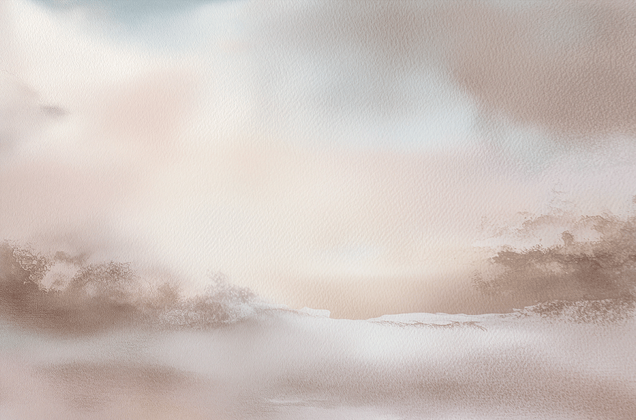 Soft landscape wall art print with pale dawn tones and gentle horizon, calm decor for modern interiors