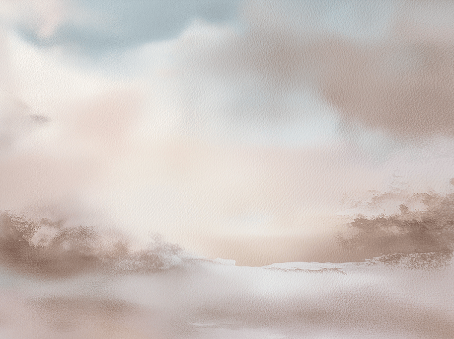 Soft landscape wall art print with pale dawn tones and gentle horizon, calm decor for modern interiors