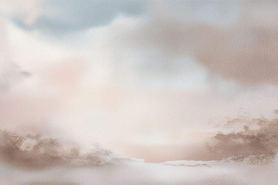 Soft landscape wall art print with pale dawn tones and gentle horizon, calm decor for modern interiors